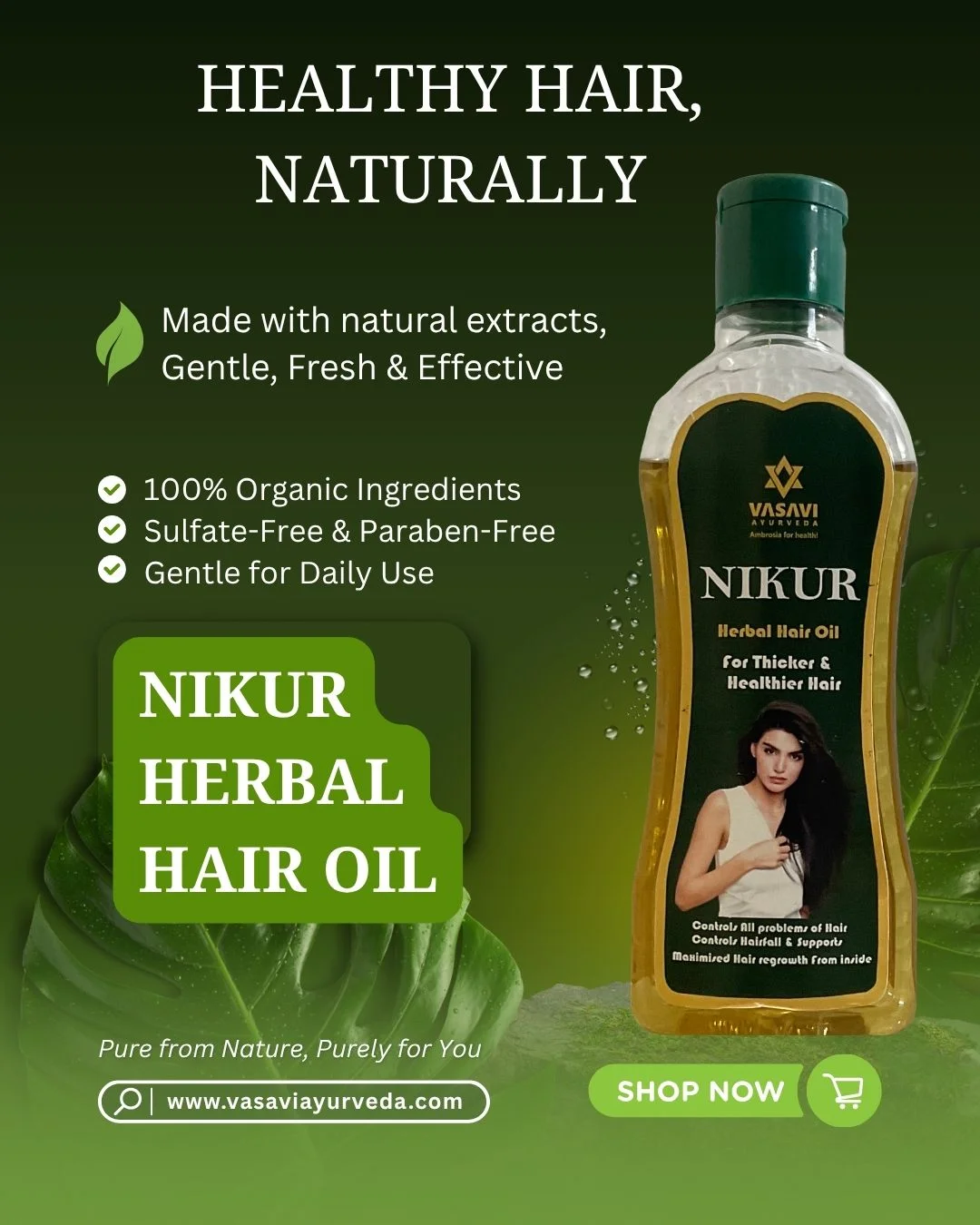 Nikur hair oil 200 ML